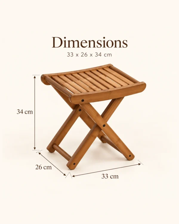 hodoia_tabouret_pliant_bambou_dimensions_33x26x34_v3 Tabouret pliant en bambou